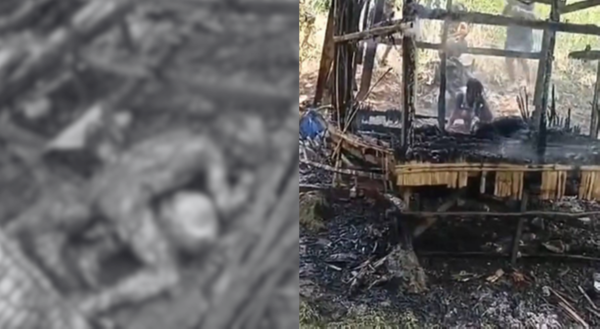Bangkay ng dalawang batang nasunog, natagpuang magkayakap sa natupok na kubo