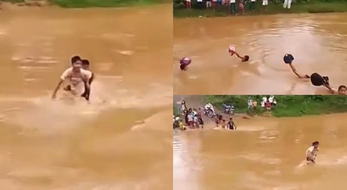 Ilang mga mag-aaral sa Zamboanga Del Sur, buwis-buhay makapasok lang sa paaralan