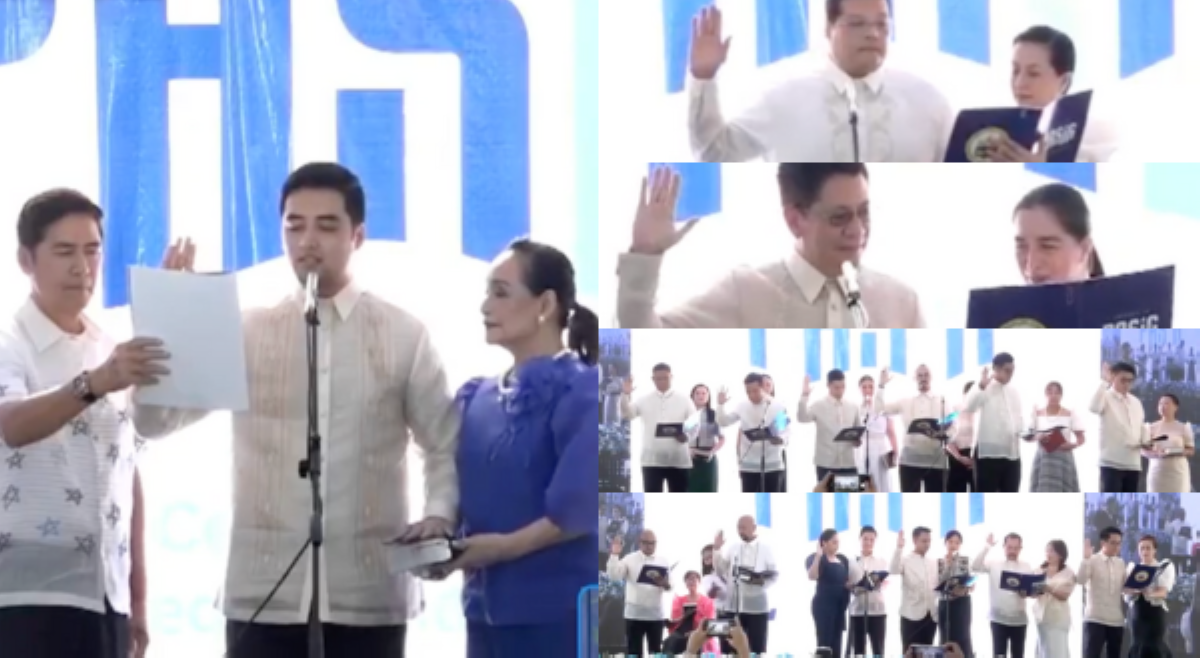 Mga bagong-halal na opisyal ng Pasig, nanumpa na!