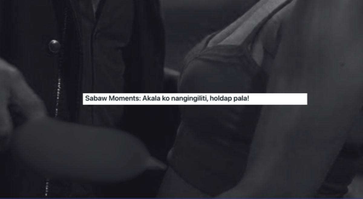 Netizen, inakalang kinikiliti lang siya ng lalaki pero holdap pala!