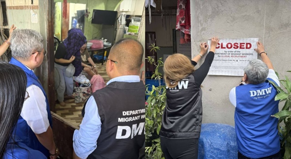DMW, tinugis ang salon at training center na lungga ng illegal recruiter sa Imus