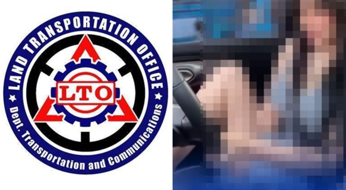 LTO, sususpendihin lisensya ng isang vlogger na nakataas hita habang nagmamaneho