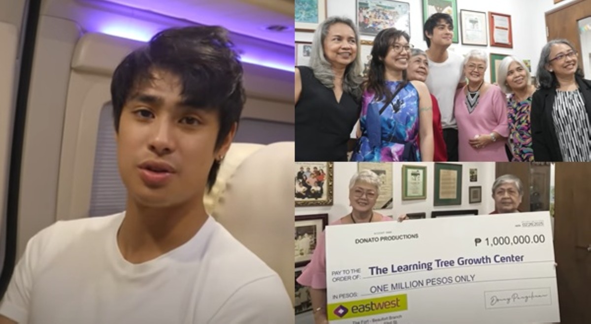 Donny may '1M pogi points' matapos mag-donate ng pera sa dating school