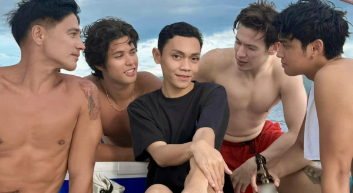 Esnyr, pinalibutan ng mga pogi sa outside world