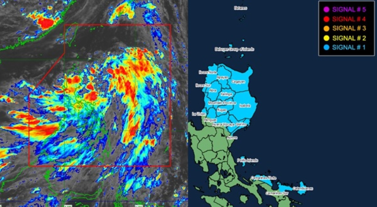 Signal number 1, nakataas sa ilang mga lalawigan sa Luzon dahil sa #CrisingPH