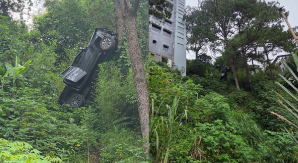 Sasakyang nawalan ng kontrol, bumulusok sa bangin sa Baguio