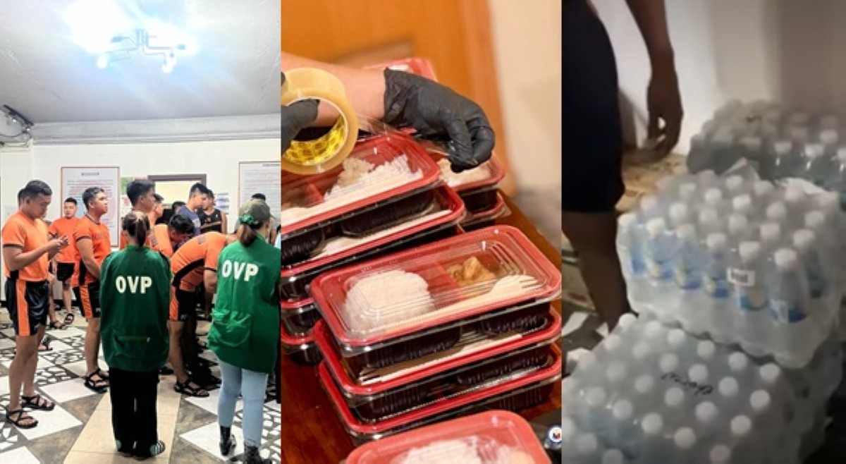OVP namahagi ng hot meals, tubig sa frontliners at evacuees sa Maynila