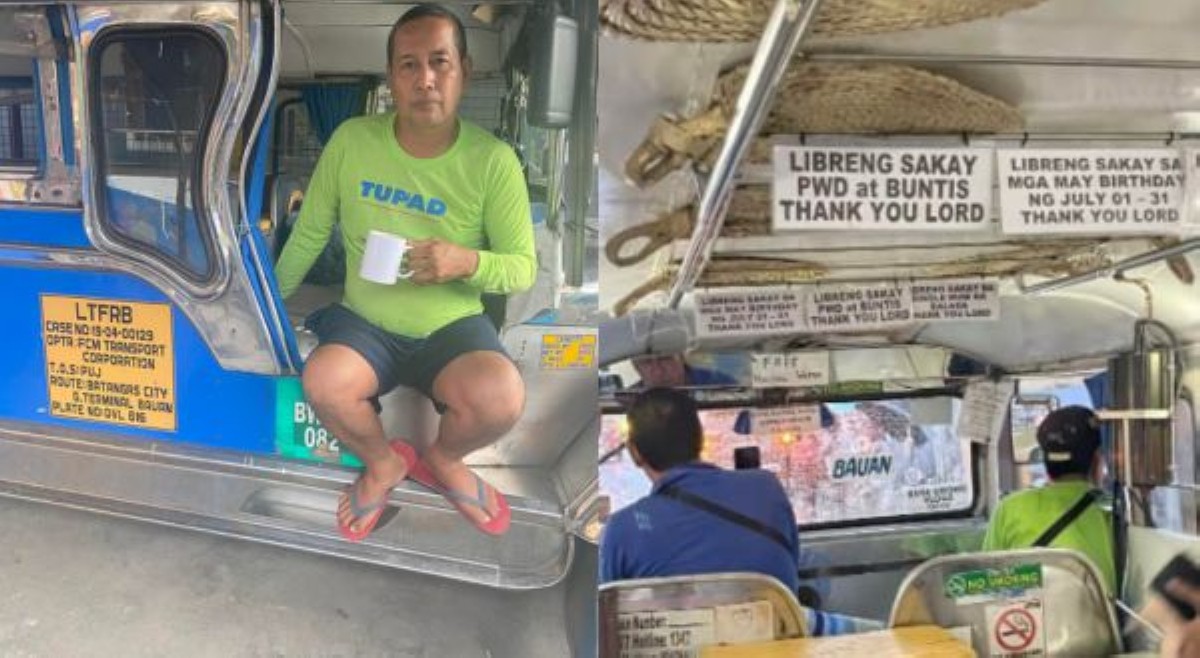 Tsuper hinangaan matapos mag-alok ng libreng sakay, tubig sa mga pasahero