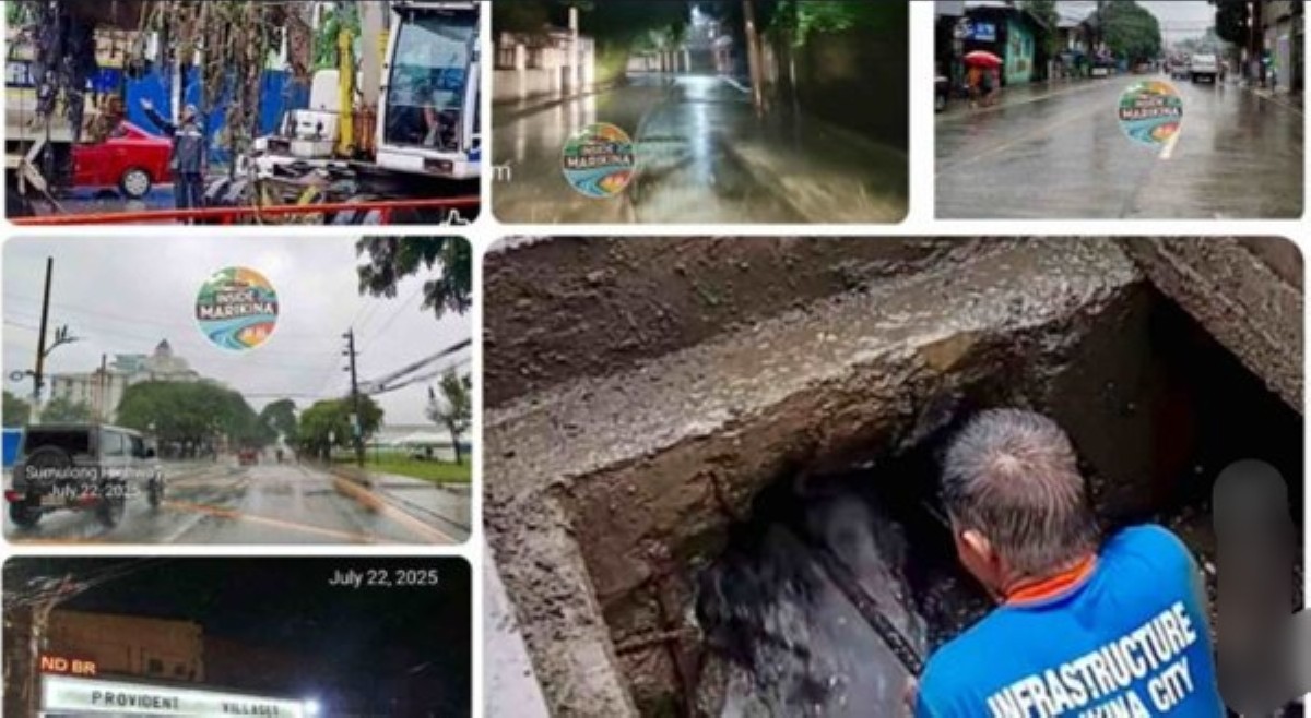 Marikina blogger, flinex na hindi raw sila naglimas ng baha