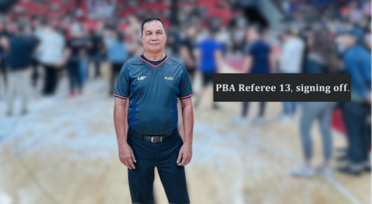 PBA referee na nagretiro matapos ang mahigit 30 taon, hinangaan ng netizens