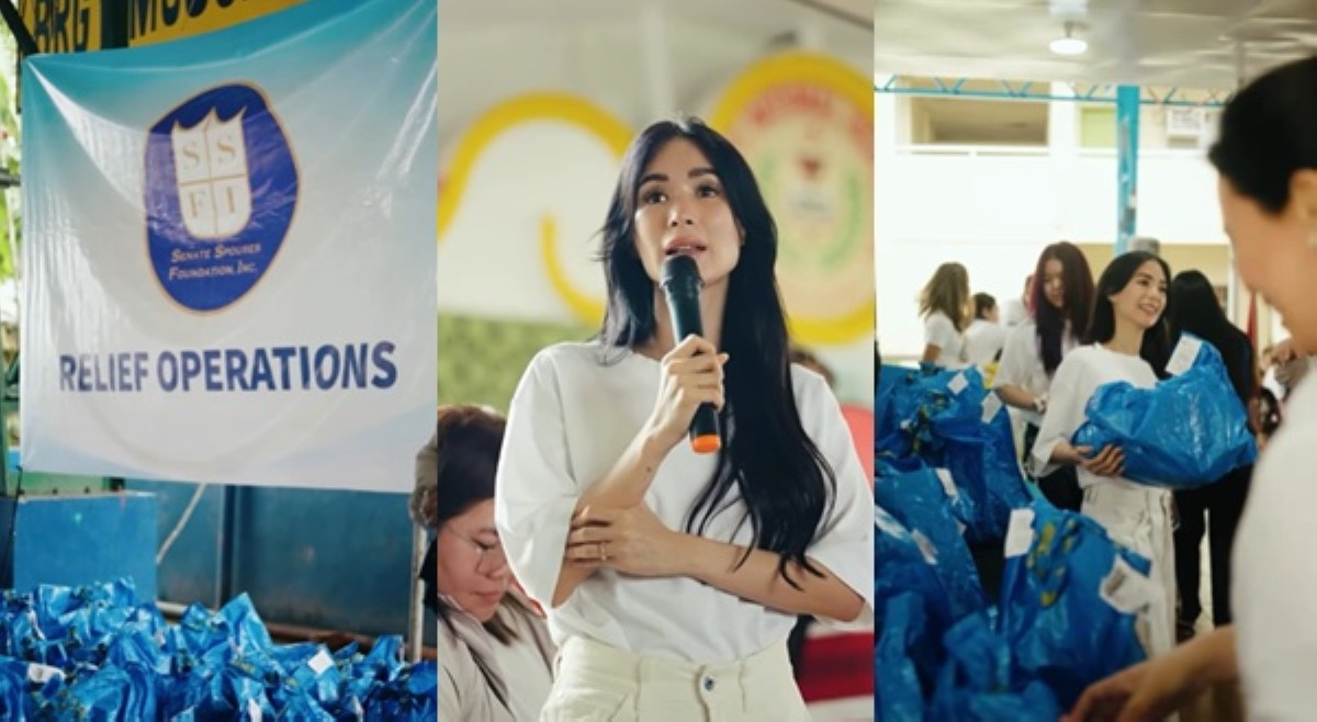 Heart, ibinida relief operations ng Senate Spouses sa Bulacan
