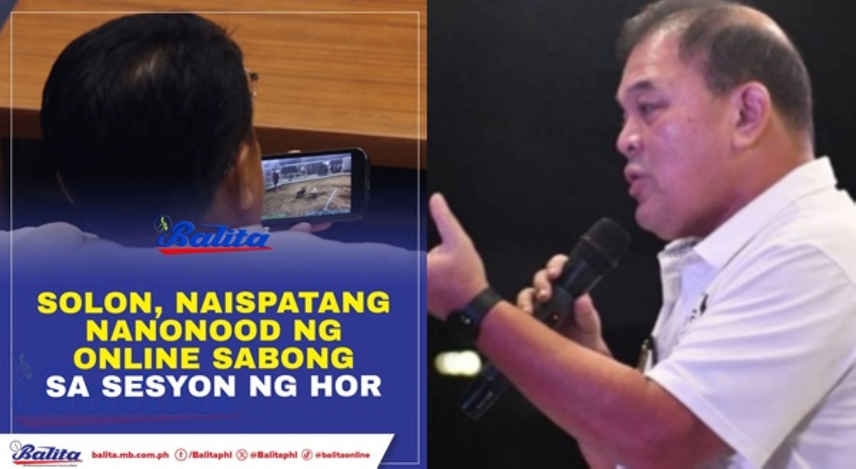 Solon daw kasi! Sarangani Rep. Solon, umalma sa pagdawit sa naispatang 'watching sabungero' sa HOR