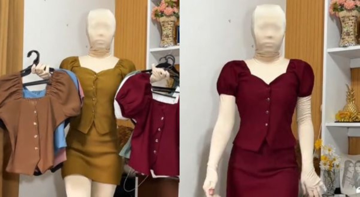 Online seller na mahiyain, nakatakip mukha sa live selling