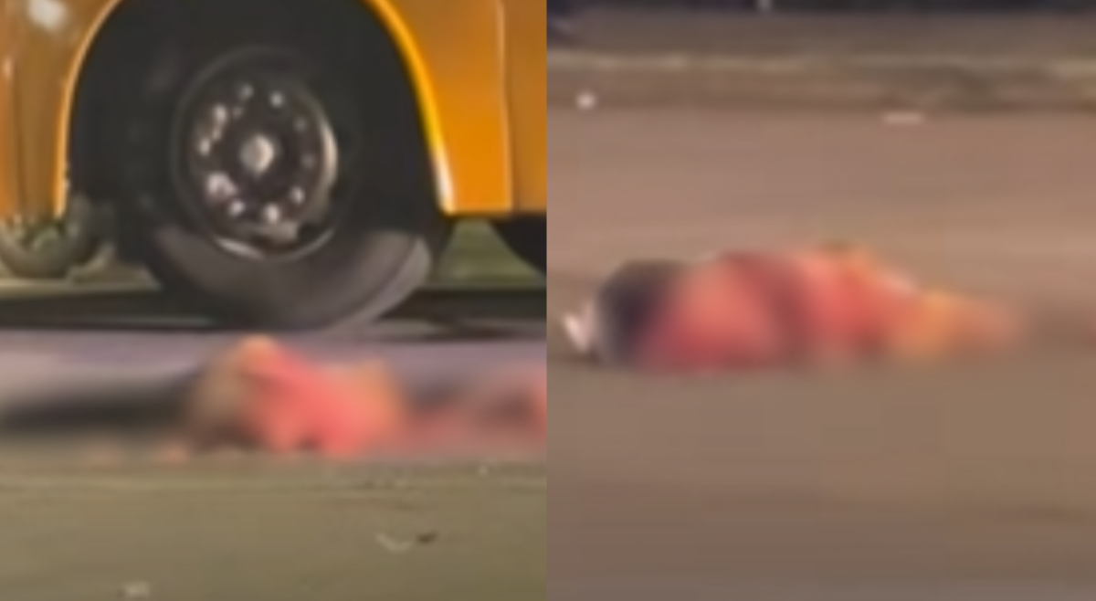 Konduktor ng bus, nahati at nagutay katawan matapos masagasaan ng kotse at truck