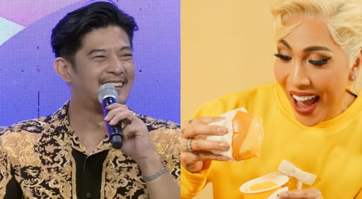 Kahit &lsquo;di masyadong gutom: Romnick, umorder sa fast food chain na ineendorso ni Vice Ganda
