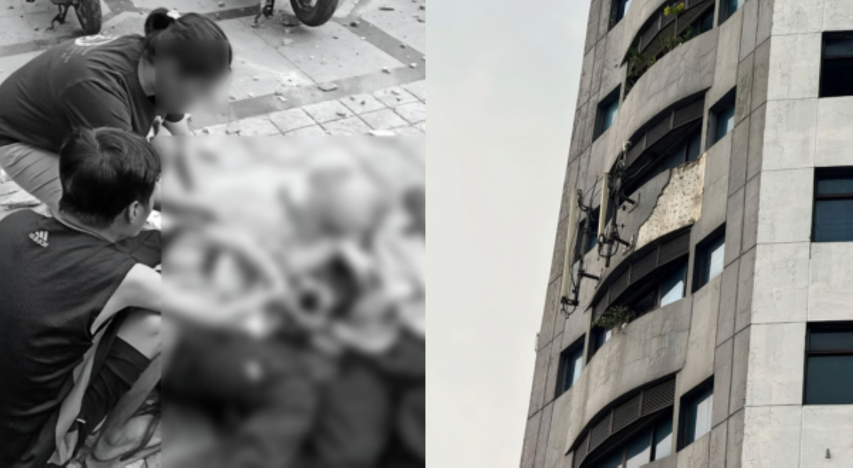 2 estudyante nabagsakan ng debris sa QC, kritikal; 1 pa sugatan