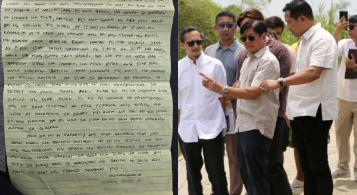 Residente, nagsumbong kay PBBM dahil sa purwisyong dike sa Bulacan