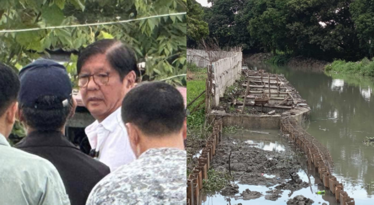 PBBM, walang nakitang hollow block, semento sa &lsquo;fully paid&rsquo; flood control project sa Bulacan