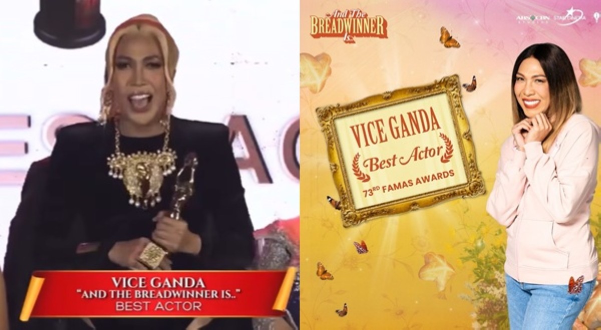 Vice Ganda, best actor ng FAMAS: 'May this award inspire all queer kids!'