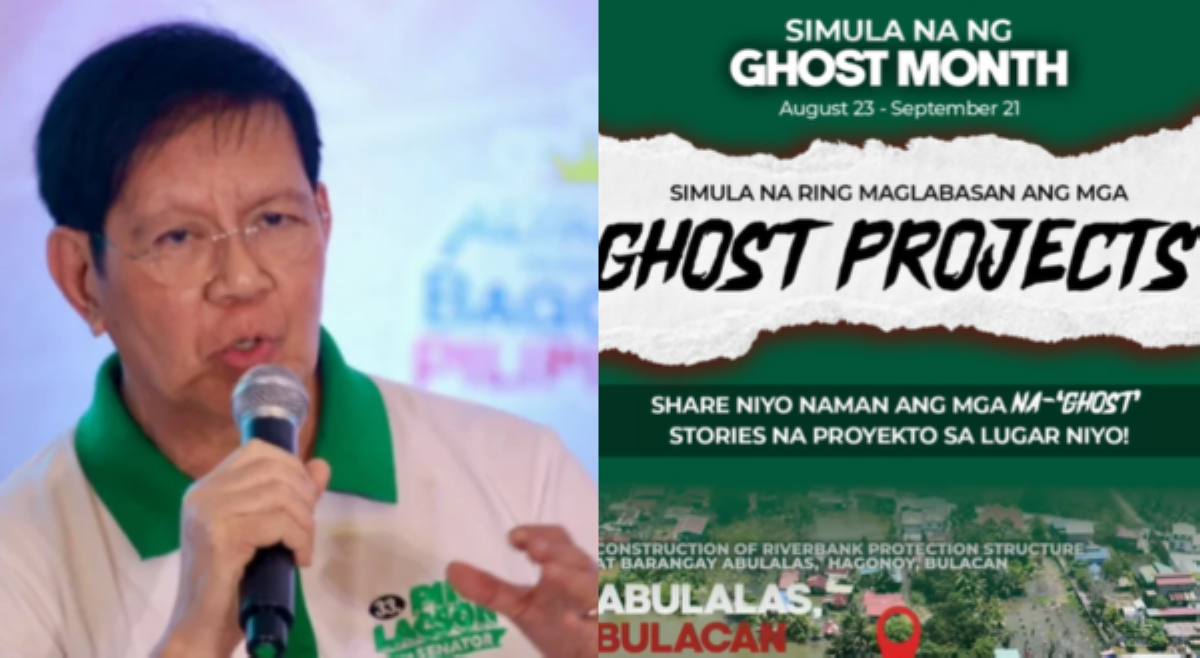 Ilang 'ghost projects at guni-guning proyekto ngayong ghost month,' ibinida ni Sen. Lacson