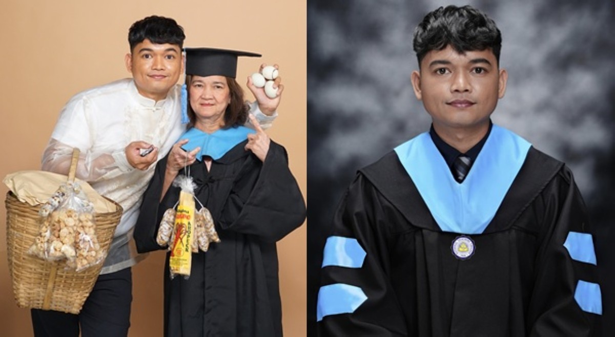 'Ikaw ang tunay na master!' Nanay na balut vendor, binigyang-pugay ng anak sa grad pic
