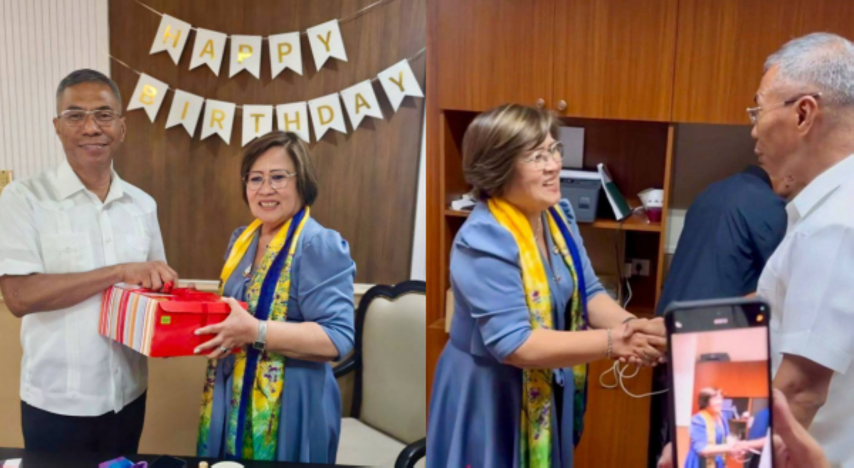 &lsquo;Naki-birthday?&rsquo; Torre, binisita, binigyan ng cake si De Lima