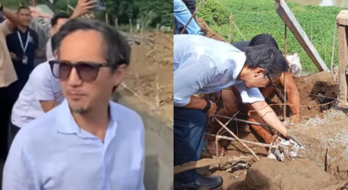 DPWH Sec. Dizon binisita P96M flood control project sa Bulacan: 'Mga hayop ang gumawa nito'