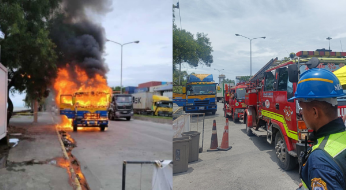 BFP at volunteers, rumesponde sa isang nasusunog na truck; AI generated lang pala!