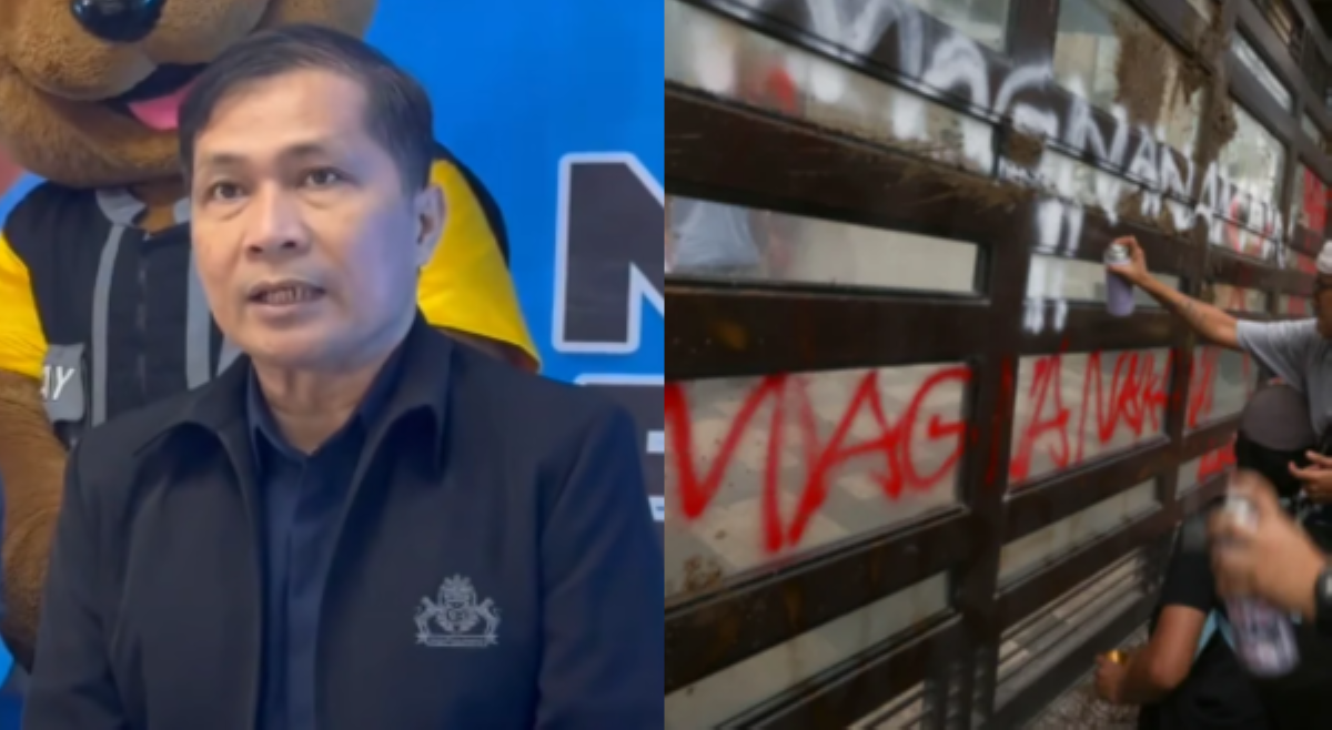 Pulisya, pinag-aaralan kasong isasampa sa mga raliyistang nambato, nag-vandalize sa St. Gerrard
