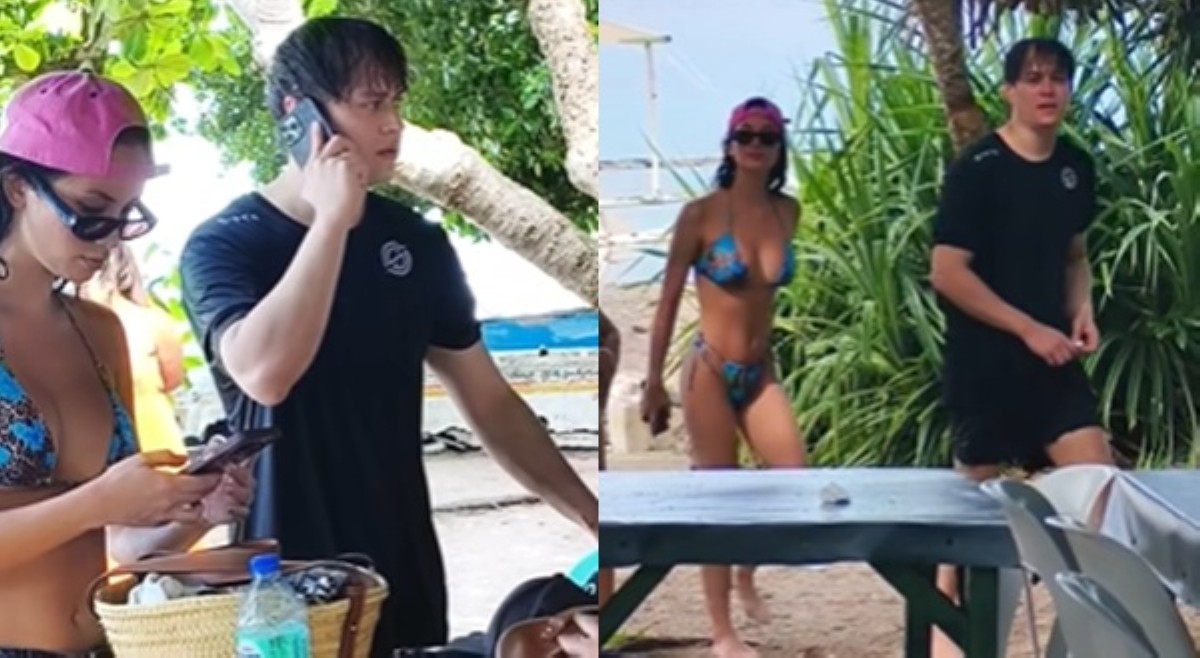 May something ba? Enrique Gil at Franki Russell, naispatang magkasama sa Bohol