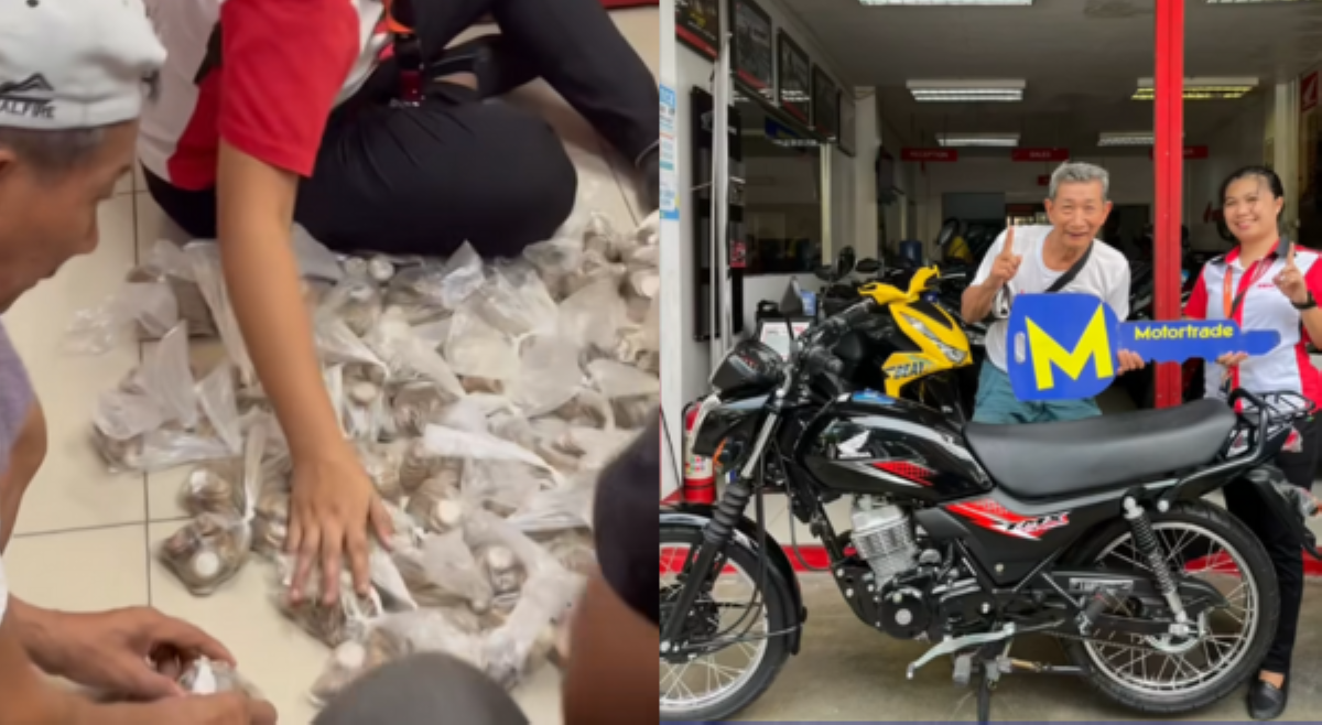 &lsquo;Walang barya ang nasayang:&rsquo; Tatay, pinambili ng motorsiklo inimpok na mga barya