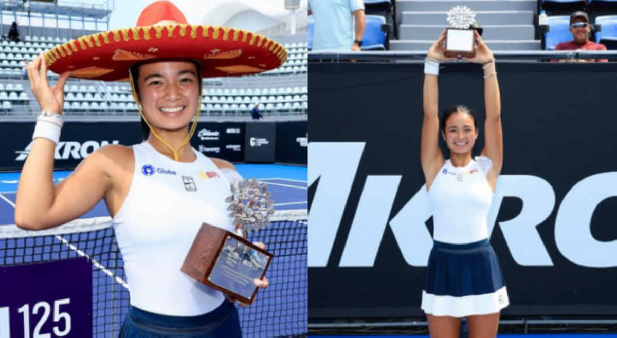 Alex Eala, tumaas sa rank 61 ng WTA matapos makuha kampeonato sa Guadalajara