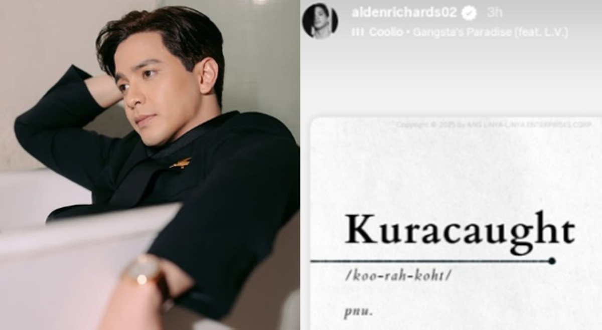 Alden may simpleng tirada, flinex ibig sabihin ng 'kuracaught'