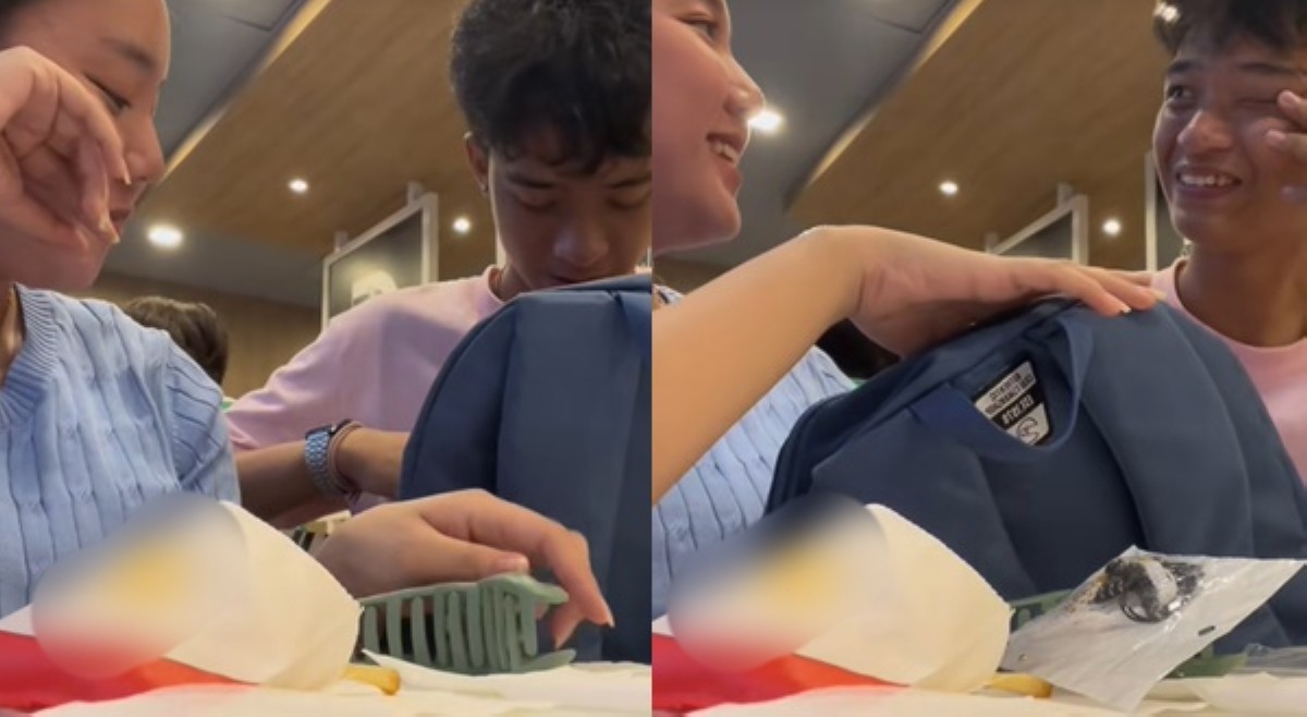 Lalaki, naluha matapos ibigay kaunting regalo sa jowa