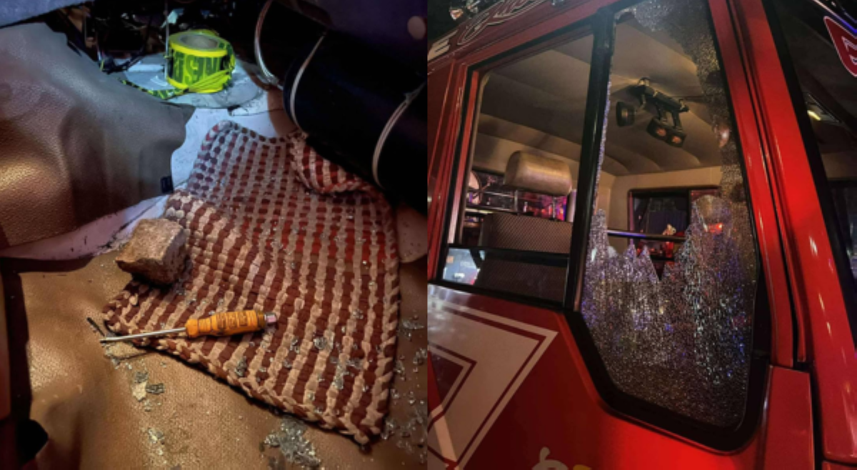 Ilang indibidwal, inatake truck ng bumberong reresponde sa sunog sa Tondo