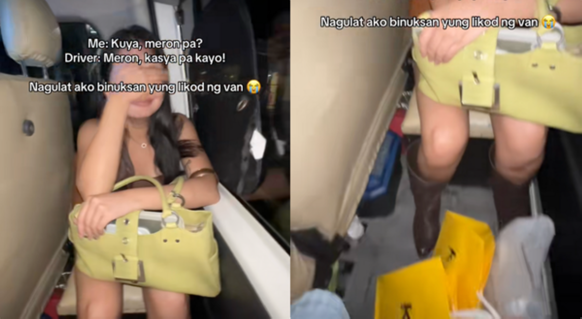 Feeling bagahe yarn? Mag-jowang commuter, isiniksik sa pinakadulo ng van
