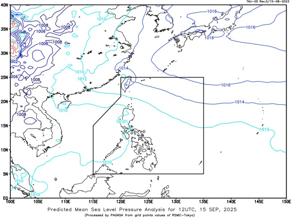 Trough ng LPA, easterlies nakakaapekto sa malaking bahagi ng bansa