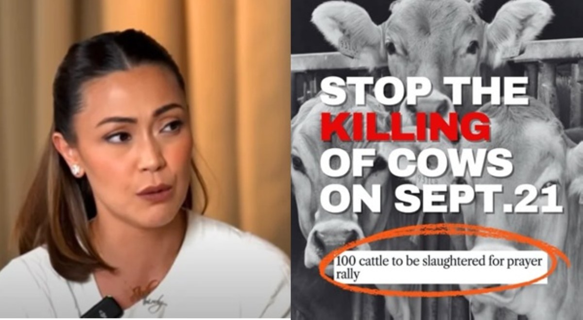 Jodi Sta. Maria, kinondena umano'y planong pagkatay sa mga baka para sa kilos-protesta