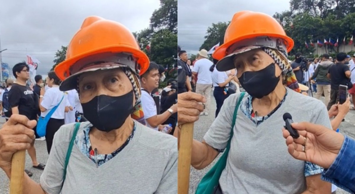#BalitaExclusives: 'We are hopeless!&rsquo; 111-anyos na lola, mag-isang sumali sa Trillion Peso March