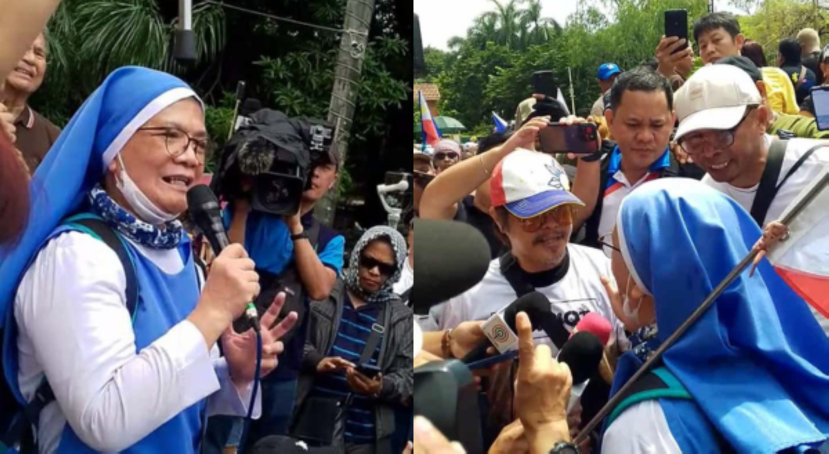 Madre, kinuyog ng ilang raliyista matapos sabihing &lsquo;biktima&rsquo; si PBBM ng kadiliman