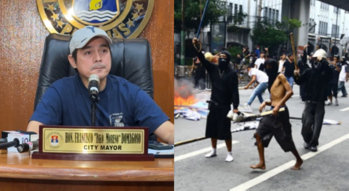 Total damage ng riot sa Maynila, pumalo ng tinatayang P10 milyon&mdash;Yorme 