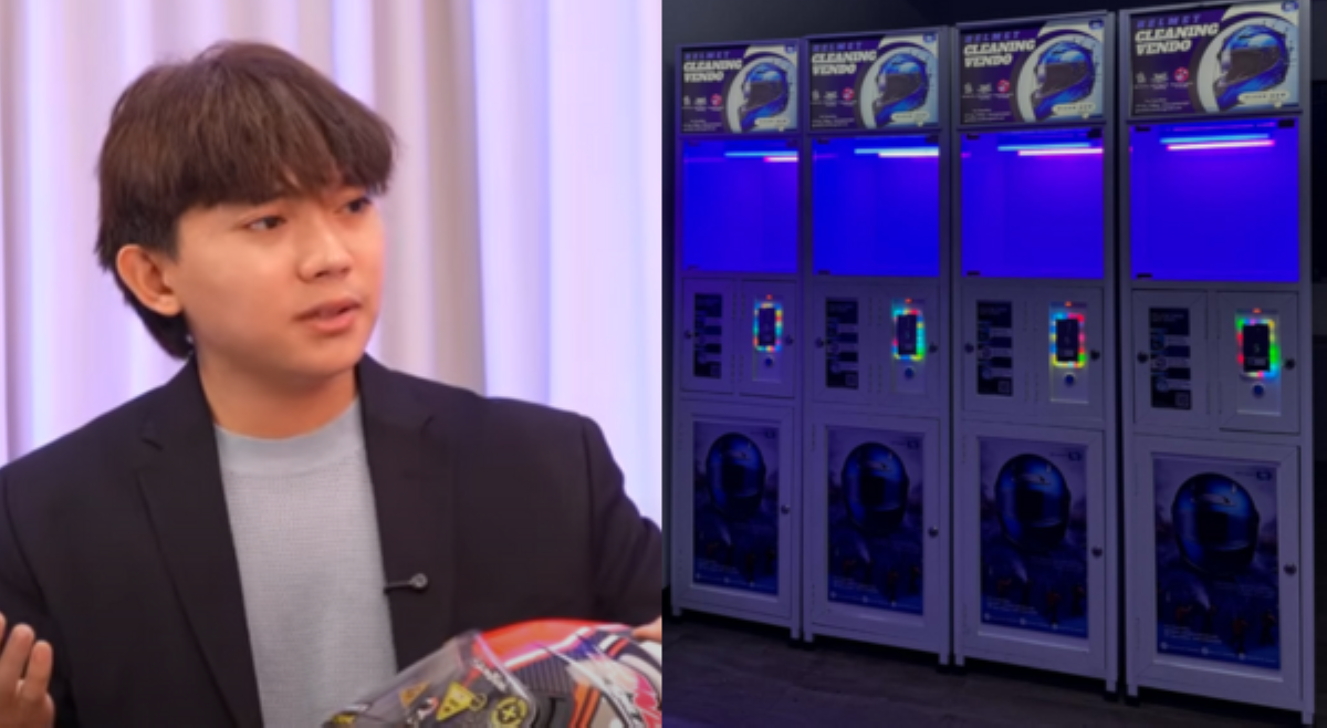 ALAMIN: Paano naging mega-milyonaryo ang isang SHS graduate sa helmet cleaning vendo machine business?
