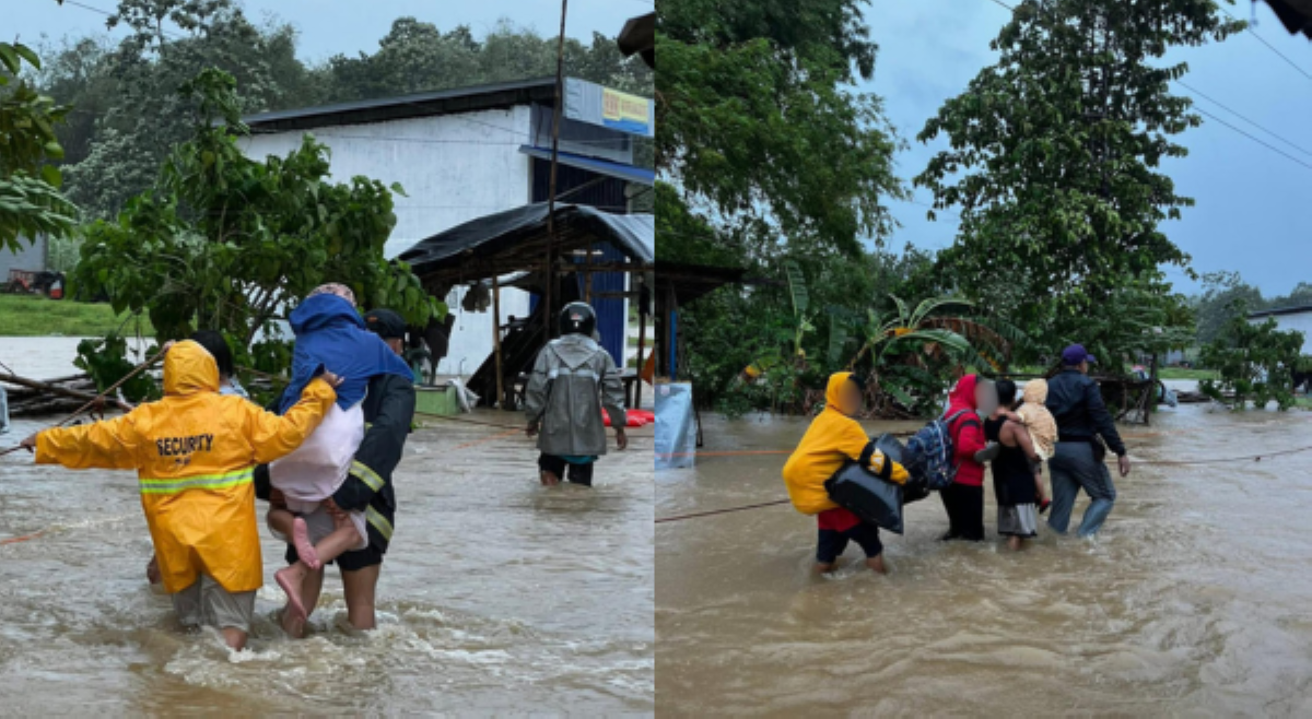Mga residente sa Balasan, Iloilo, napilitan lumikas dahil sa tumataas na baha