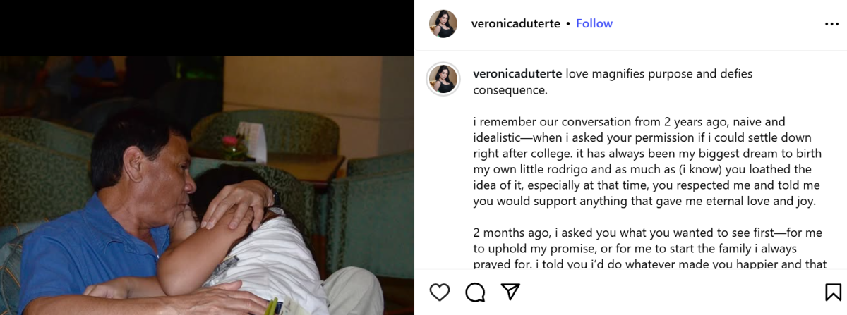 Photo courtesy: Veronica Duterte (IG)