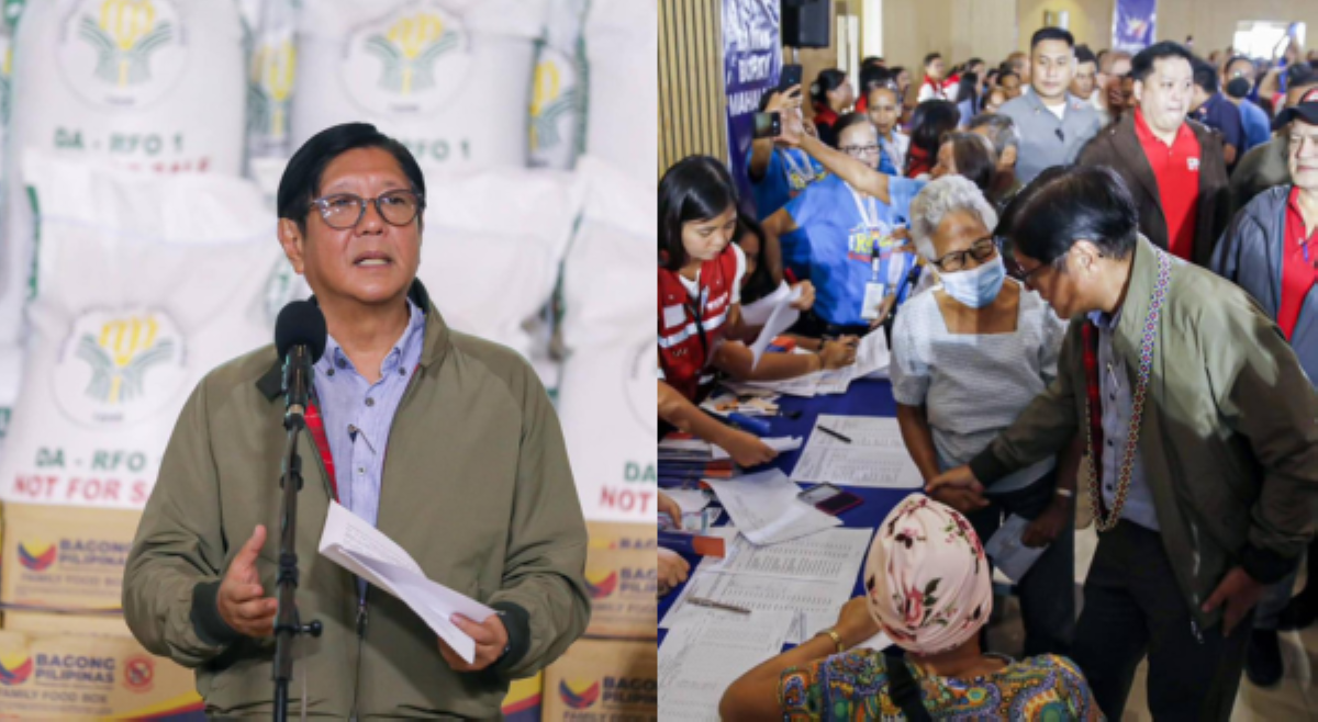 PBBM, pinangunahan ang relief distribution sa mga pamilya at magsasaka sa La Union