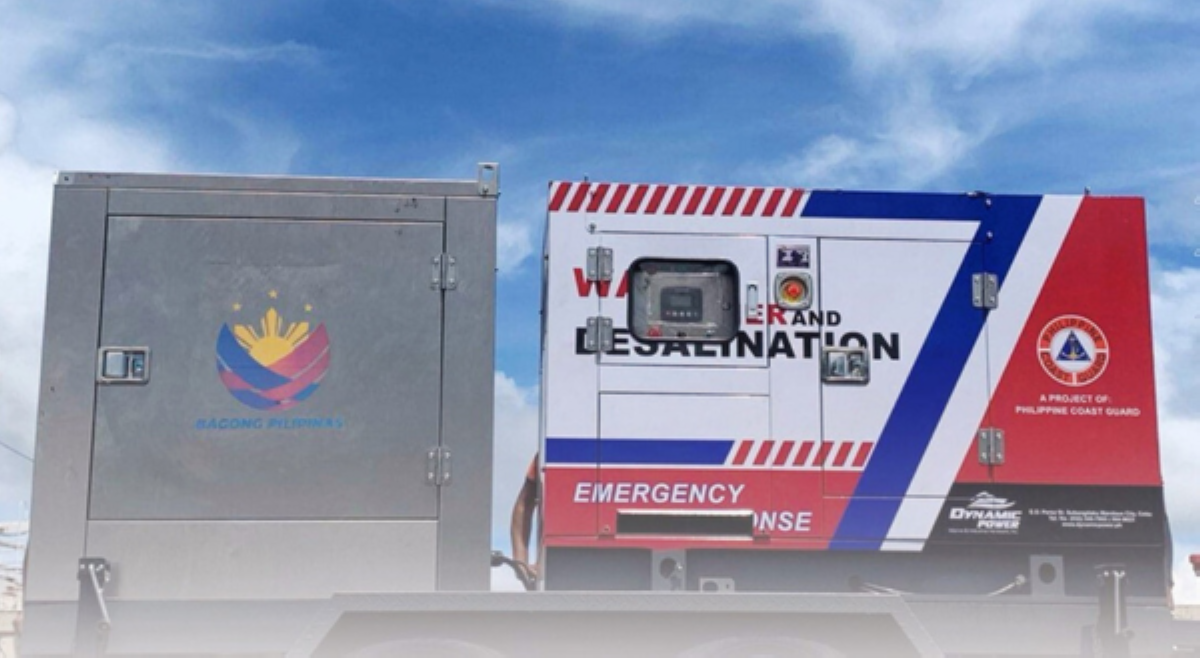 Water Purification Units, ipinadala sa Masbate para sa ligtas na inuming  tubig
