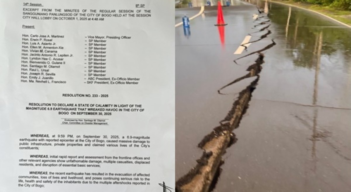 Bogo City, isinailalim na sa state of calamity