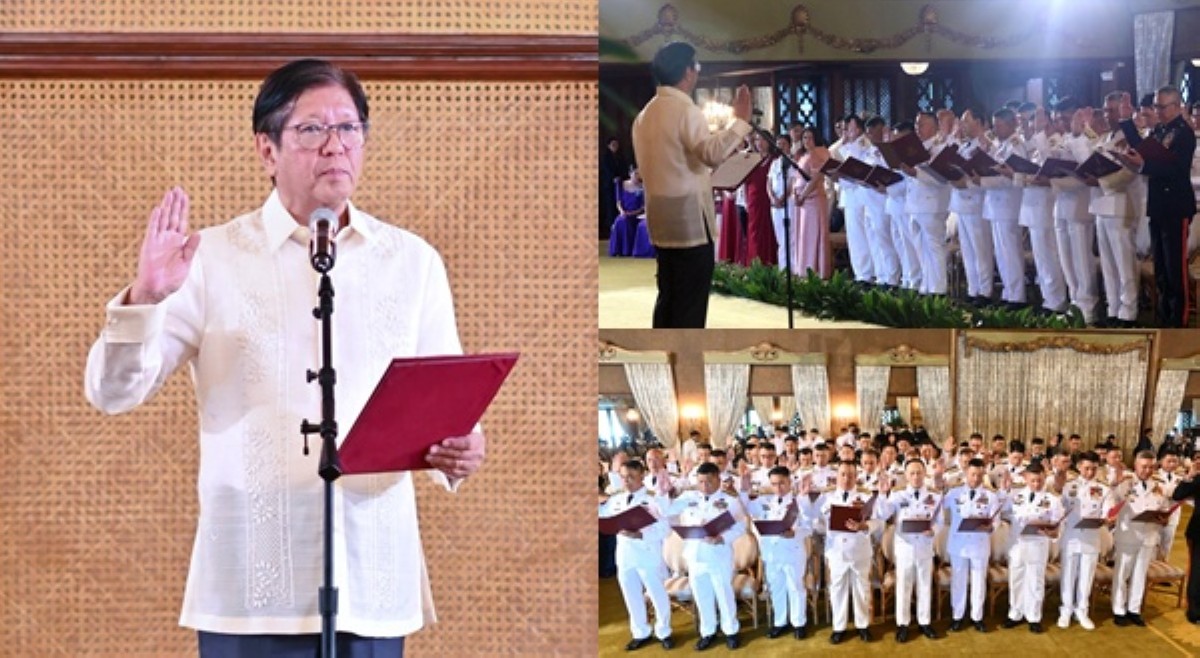 PBBM, pinangunahan panunumpa ng bagong promote na AFP generals at flag officers, FPCTI graduates