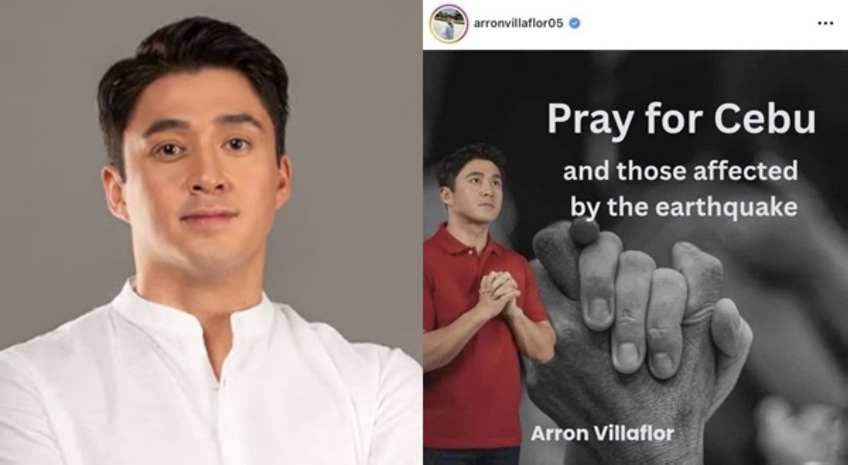 Arron Villaflor, nanawagan ng dasal para sa Cebu pero netizens, may naalala