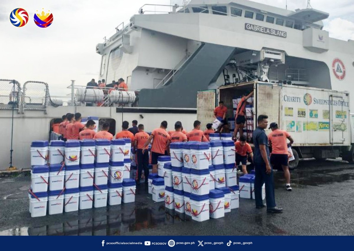 Para sa mga binagyo at nilindol: PCSO, may Aid Caravan Sunday sa Masbate at Cebu